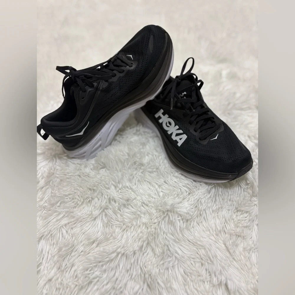 Hoka Black Athletic Sneakers